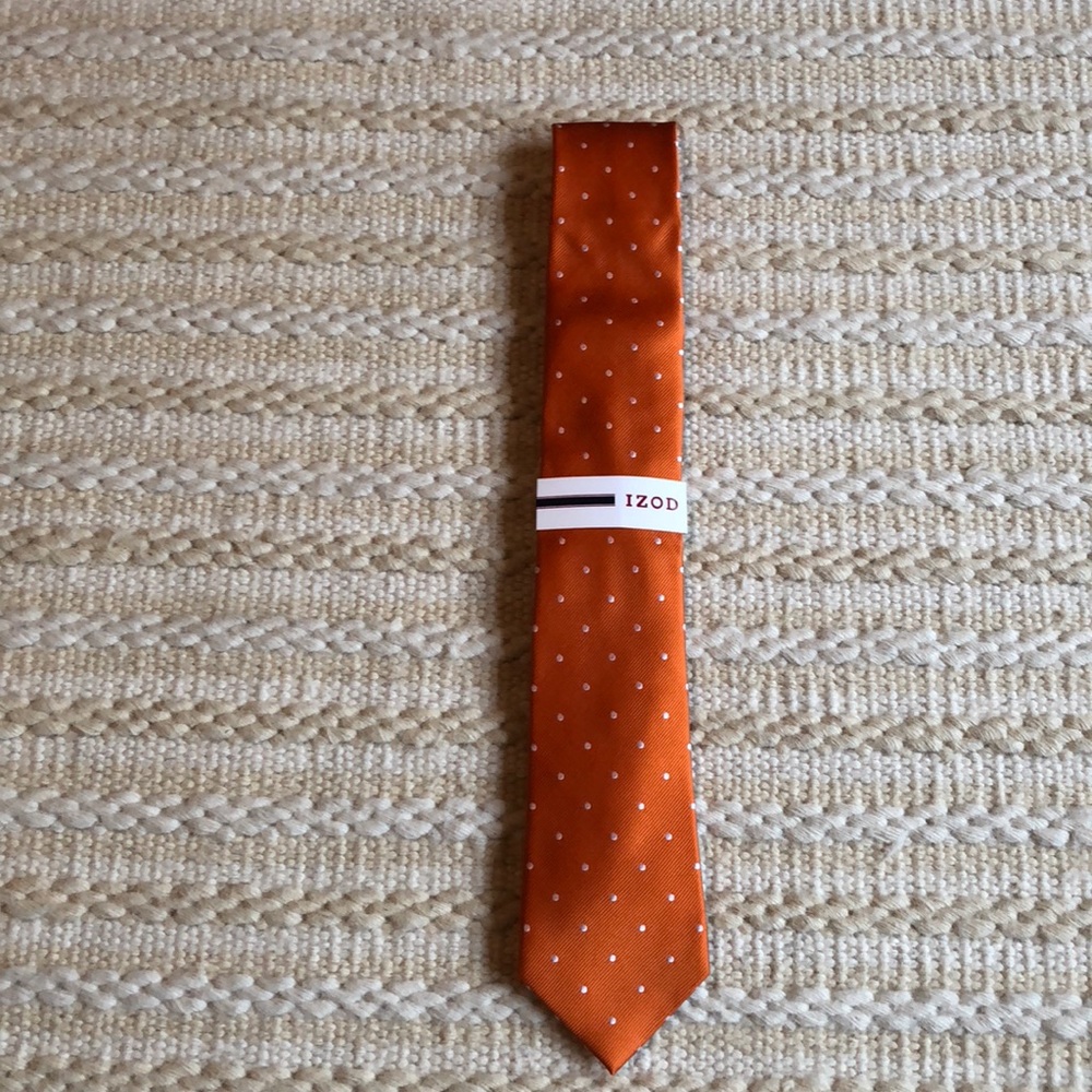 Orange Izod Tie